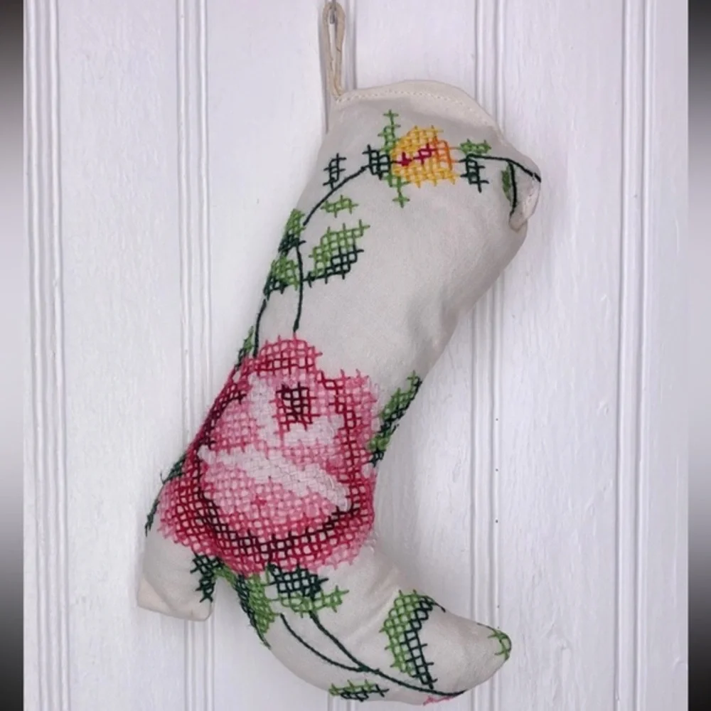New🌟Anthropologie-Quilted Boots Ornament